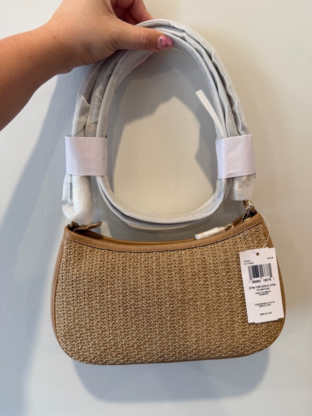 🎀COACH~Teri Shoulder Bag With Charm - Picture 7 of 8